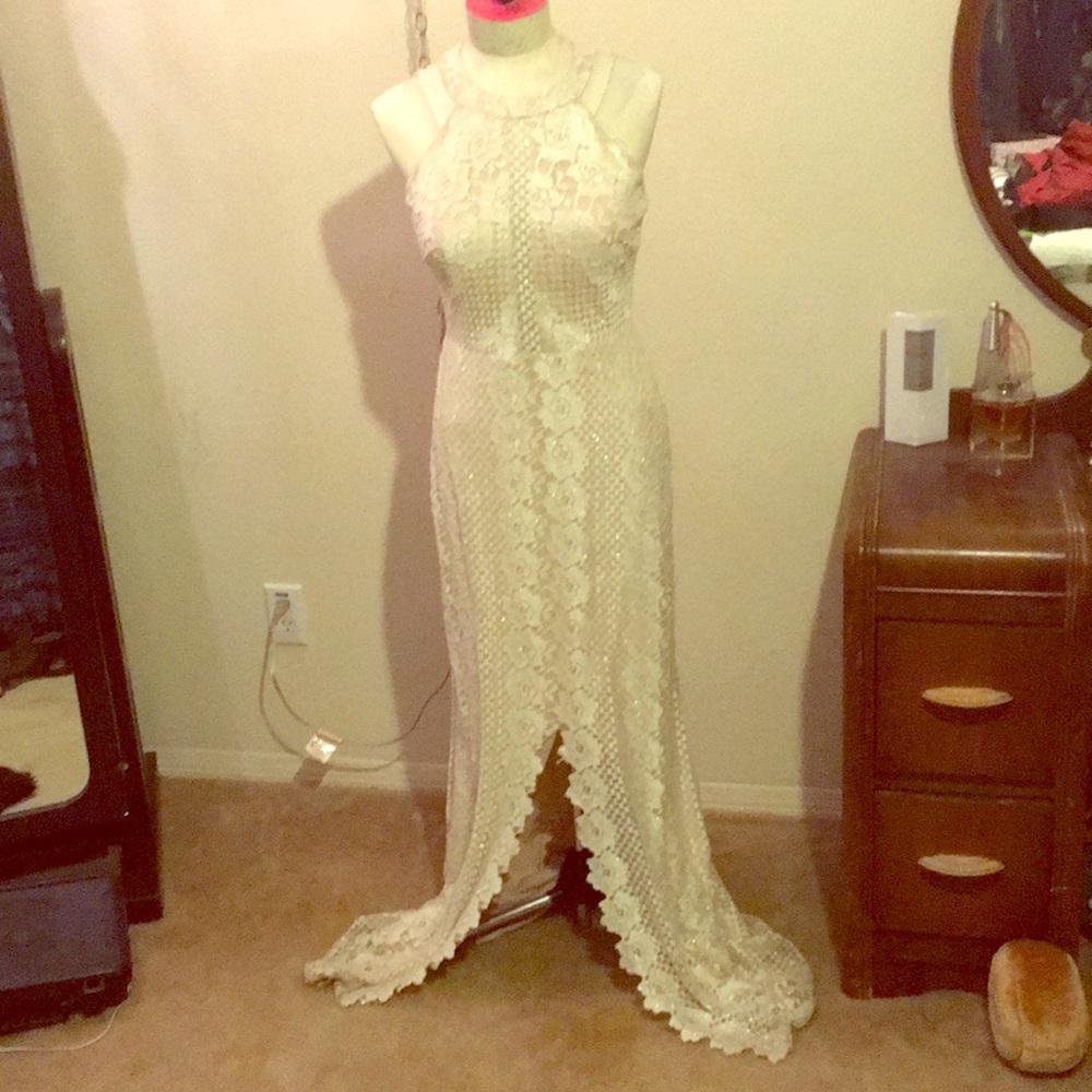 Beautiful ivory long dress